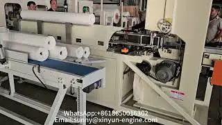 Ligne de production de machine à papier TAD personnalisée à 8 rouleaux avec encollage automatique