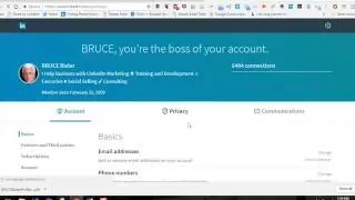 LinkedIn Profile Security and Privacy Settings 2017