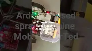 Arduino based spray machine using Bluetooth mobile app