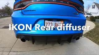 IKON Rear Diffuser Review after 1 Year On My Charger Scatpack