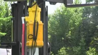 Driving Schletter FS post with Rhino pd140