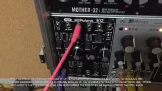 Roland 512 VCO as an LFO
