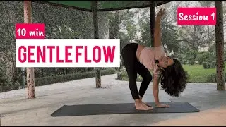10 Minute Gentle Full Body Yoga Flow | 10 Minutes to Balance (Beginners)