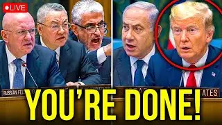 LIVE: Russia, China & Iran In BIG CLASH With U.S. & Israel At UN!