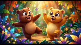 Dancing Bear Friends | Jungle Dance Adventure for Kids | Funny Animal Cartoon Story