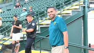WWSB-TV WEEKEND NEWS ANCHOR JAMES HILL - PRO BASEBALL BRADENTON MARAUDERS ECONOMIC IMPACT.  9-3-2022