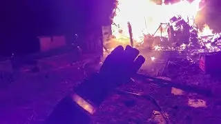Ночной пожар | Дом и автомобиль