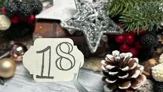 Junk Journal / deutsch / Adventskalender T&uuml;rchen 18 / Gro&szlig;e Weihnachts-Winter Tauschaktion