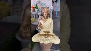 Fibre buddha of different sizes and colours available #fibre #manmadefibre #naturalfibres #buddha
