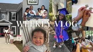 We Bought Our First House! Pre-K Grad, Father&rsquo;s Day Fun & Moving In Vibes + New Furniture 🏡✨
