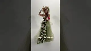 Лясная прыгажуня - национальный костюм на MRS UNIVERSE🥰 #msuniverse #missuniverse