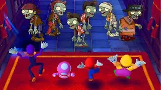 Mario Party 10 - Minigames - Wario Vs Waluigi Vs Mario Vs Toadette (Master Cpu)