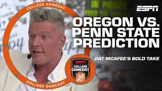 Pat McAfee’s BOLD Oregon vs. Penn State prediction 👀 + James Franklin joins! | College GameDay