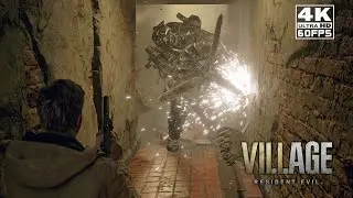 Sturm Boss Fight in HARDCORE Difficulty | RESIDENT EVIL 8 VILLAGE Scene - Game CLIP 4K UHD 60fps