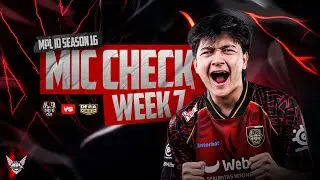 MIC CHECK ALTER EGO VS DEWA UNITED | WEEK 7 MPL S16