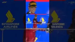 F1 Singapore Podium Celebration 2023 🏆
