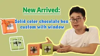 New Arrived：Jialan Package New Style Windows Chocolate Boxes Custom With Ribbion#chocolatebox