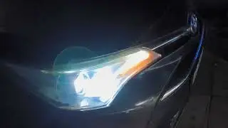 Dynamiczny kierunkowskaz #matrix w oryginalnych lampach #toyota #avensis 