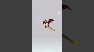 Shiny charizard! #pokemon #viral #pokemongo #shiny #charizard #favorite #black #golden #game #may
