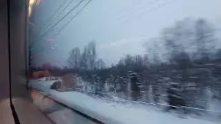 Пролет мимо Сапсана и Авроры из Сапсана