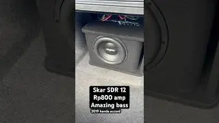 Skar SDR12 D2 with RP800 1D amp- amazing bass