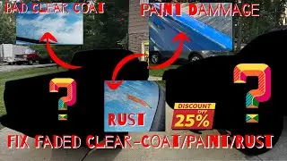 CHEAP Fix for Faded Paint, Rust & Clear Coat Damage (DIY Truck Rescue!)