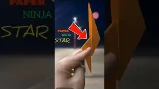 how to make PAPER NINJA STAR ✨ #fypyoutube #papercraft #cute #craft