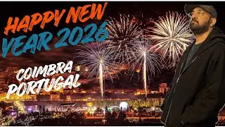 Portugal mein naya saal kaisa hota hai? 🧐 | Coimbra 2026 Fireworks #newyear2026 #trending #fireworks