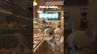 Puppy Mash & Mellow Sweet #shorts #cutedog #puppy #funny #frenchbulldog #강아지 #pug #baby#pet#frenchie
