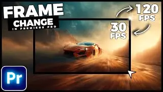 How To Change Video FRAME RATE In Premiere Pro