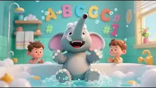Elephant&rsquo;s Alphabet Bath Time 🐘🛁 | ABC Song for Kids