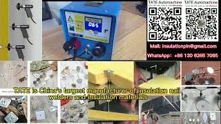 Rechargeable Cordless Insulation Pin Welder CD Insulation Nail Cup Head Pin Welder For HVAC.