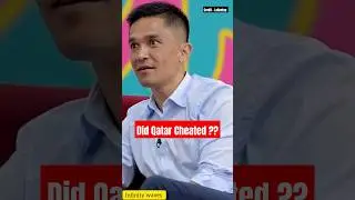 Sunil Chhetri Reacts to India's Controversial Defeat Against Qatar #football