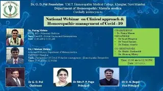 National Webinar on Clinical approach & Homoeopathic Management of Covid - 19