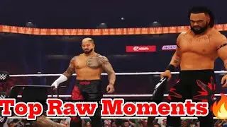 WWE 2K24: Top Raw Moments Dec 23, 2024 | WWE Raw Highlights Today | WWE 2K24 Gameplay