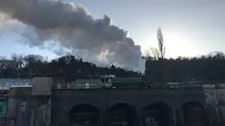 LNER 61306 Mayflower Leaving Bath Spa November 2019