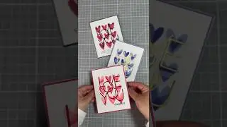 Easy Handmade Love Cards ❤️ SSS Printmaking Hearts #cardmaking