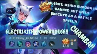 MLBB #1: Playing EUDORA in RANKED but the battle spell is EXECUTE #mlbb #mobilelegends #youtube 