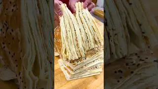 中國美食:发面千层饼 Chinese food: Thousand-layer cake  #food #chinafood #delicacy #streetfood #cooking