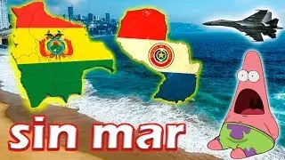 10 Países Sin Mar; y 10 Los Casi Aislados... y el Mar Presencial. Mar de Bolivia... ¿y Paraguay?