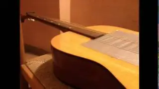 Test slide guitar autorealizzata e microfono binaurale Roland CS-10EM