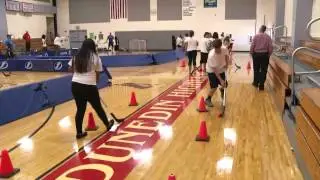 Tampa Bay Lightning visit Dunedin Middle School