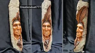 Native American Face Carving - Carving Our Way to Florida: Episode 5