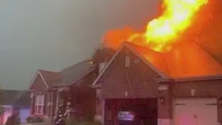 Jefferson County home likely a total loss after fire caused by lightning strike