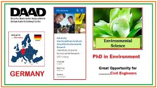PhD in Environment | DAAD Scholarship,Germany | Great Opportunity for Civil Engineers| Dr Vijayender