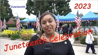 Mayor Tasha Cerda - Juneteenth Celebration 2023