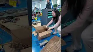 Dual Cutting Function of Cardboard Shredder. Produce Both Strips and Net Materials. Fit different