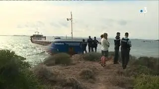 Un cargo s'&eacute;choue dans les Bouches de Bonifacio