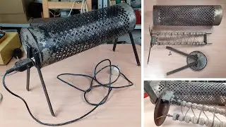 Stary grzejnik elektryczny nieznanego pochodzenia