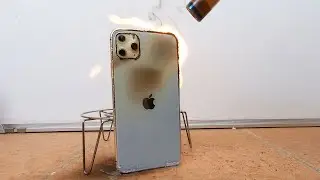 Crushing NEW iPhone 11 Pro with Welding torch flame